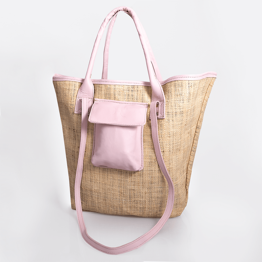 Maia Weave & Leather Bag - Thandana UK