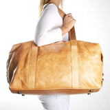 Masai Carrier Luggage Bag Leather - Thandana UK