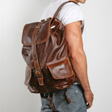 Mason Backpack Leather - Thandana UK