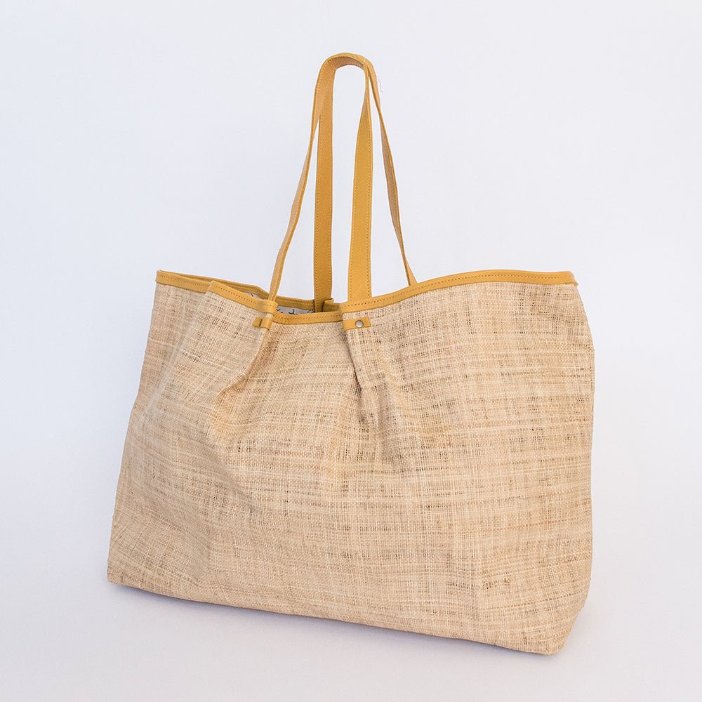 Megan Weave & Leather Bag - Thandana UK