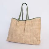 Megan Weave & Leather Bag - Thandana UK