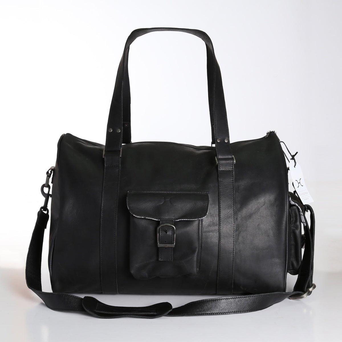 Mens Cabin Luggage Bag Leather - Thandana UK