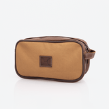 Men's Double Zip Vanity Wax Canvas & Leather - Thandana UK