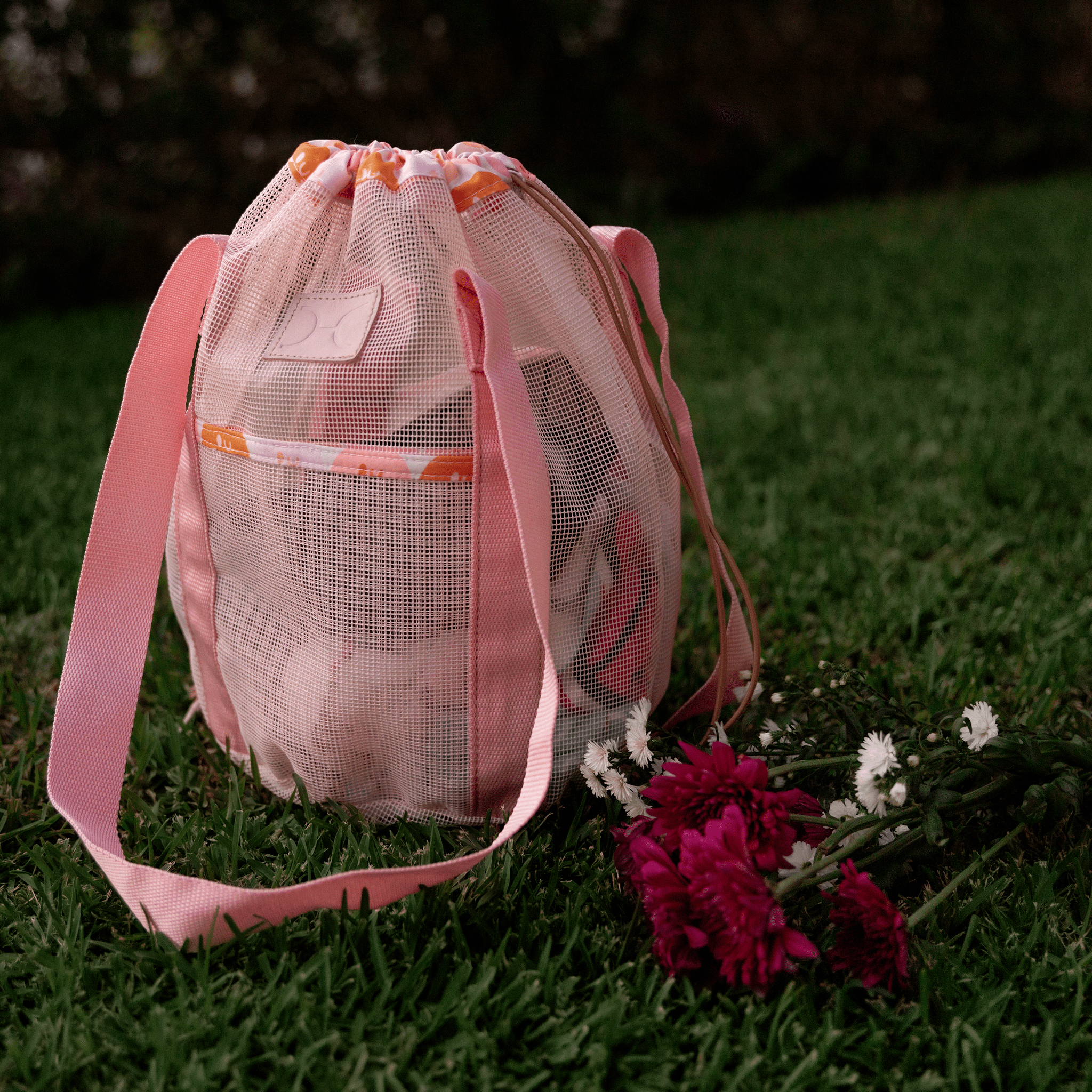 Meshie Bucket Bag PINK - Thandana UK
