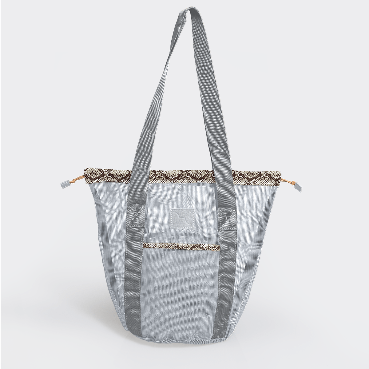 Meshie Bucket Bag SILVER - Thandana UK