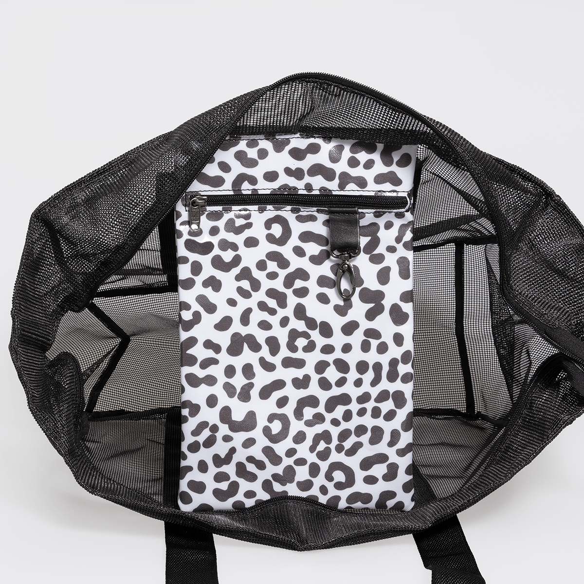 Meshie Jumbo Beach Bag BLACK - Thandana UK