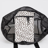 Meshie Jumbo Beach Bag BLACK - Thandana UK