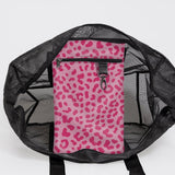 Meshie Jumbo Beach Bag BLACK - Thandana UK