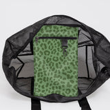 Meshie Jumbo Beach Bag BLACK - Thandana UK