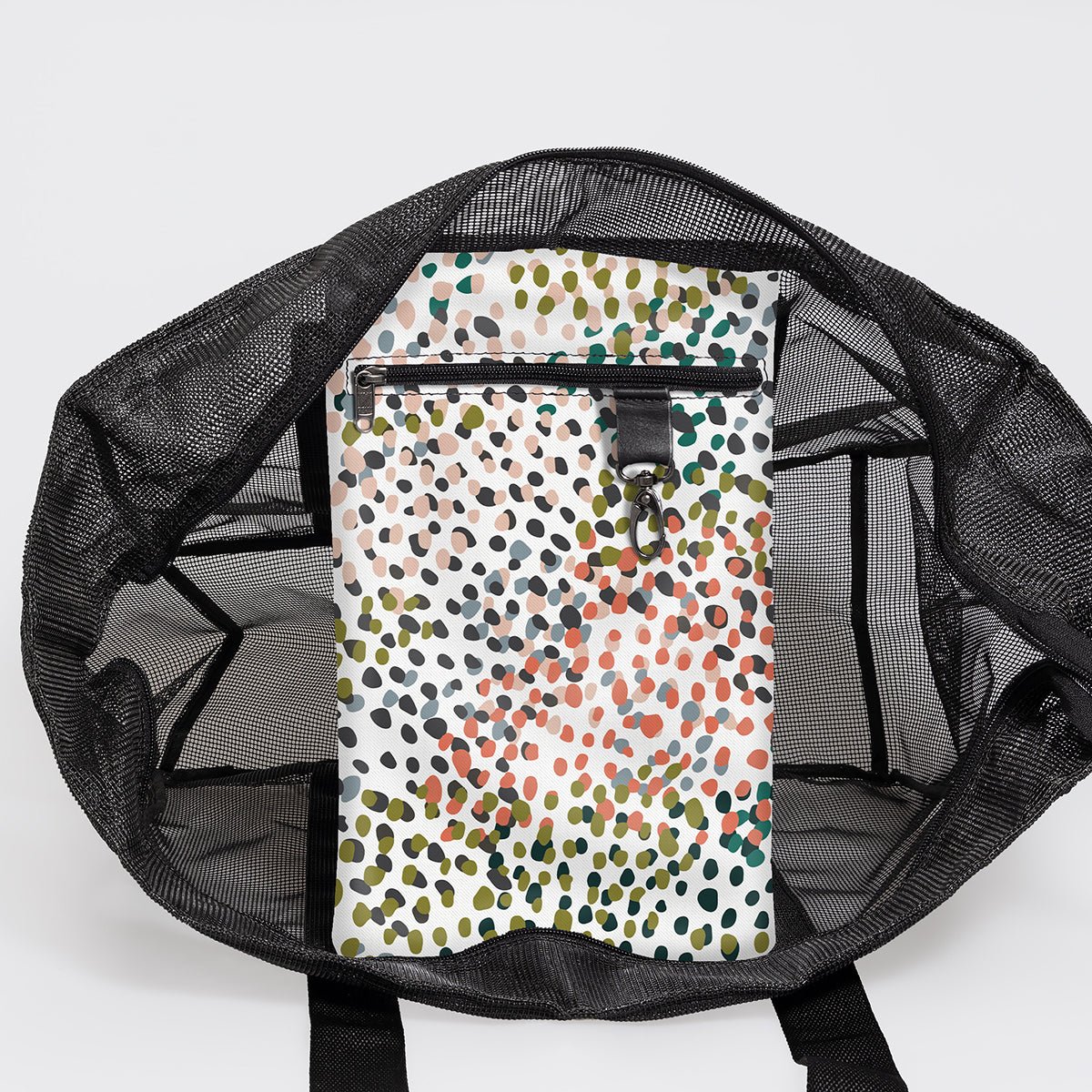 Meshie Jumbo Beach Bag BLACK - Thandana UK