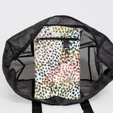 Meshie Jumbo Beach Bag BLACK - Thandana UK