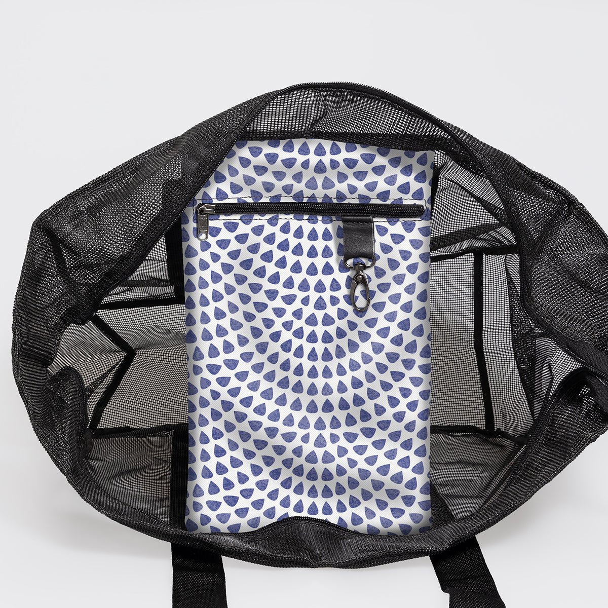 Meshie Jumbo Beach Bag BLACK - Thandana UK