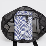 Meshie Jumbo Beach Bag BLACK - Thandana UK