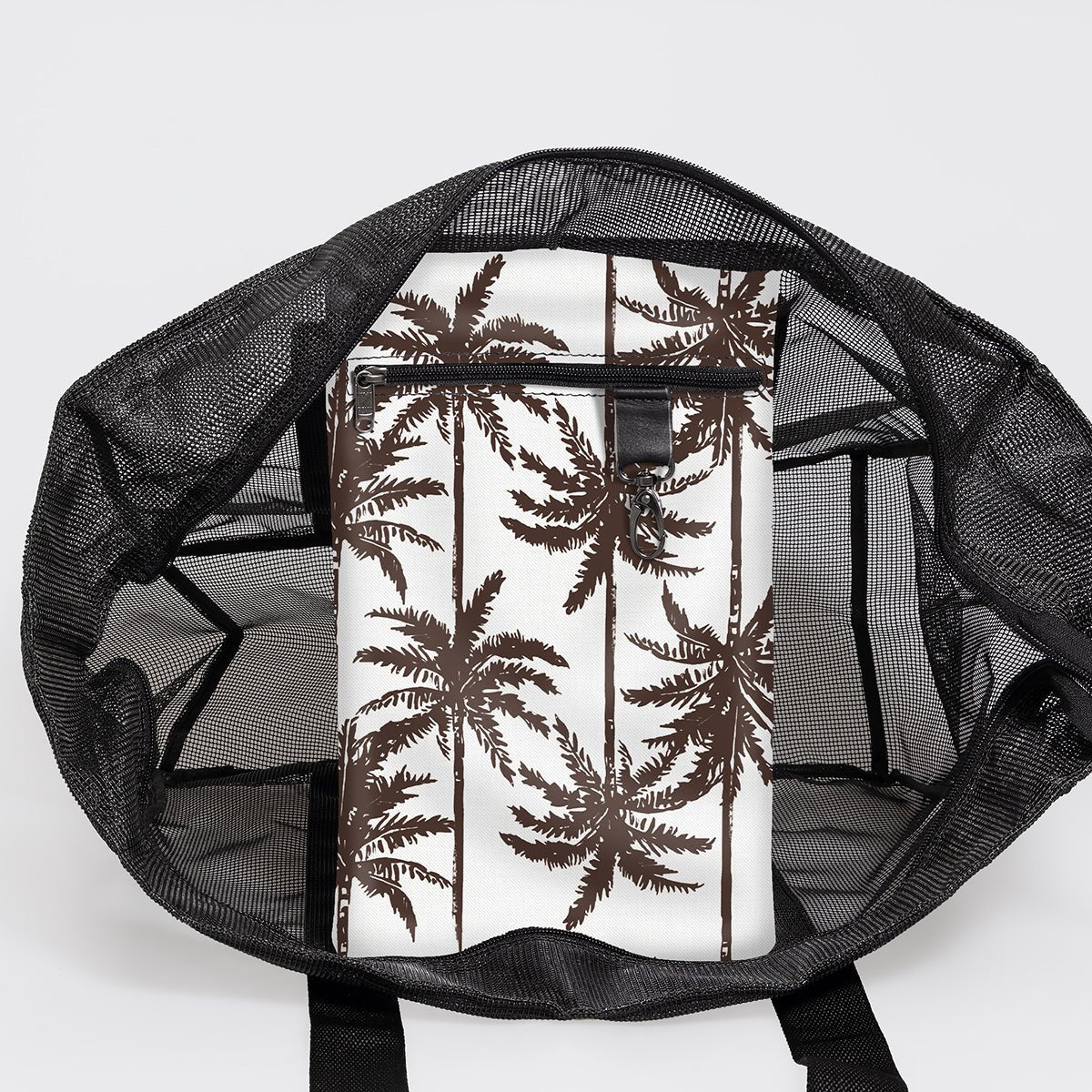 Meshie Jumbo Beach Bag BLACK - Thandana UK