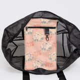 Meshie Jumbo Beach Bag BLACK - Thandana UK