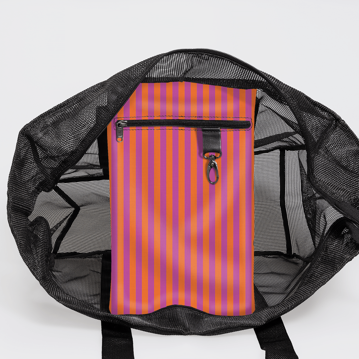 Meshie Jumbo Beach Bag BLACK - Thandana UK
