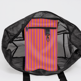 Meshie Jumbo Beach Bag BLACK - Thandana UK