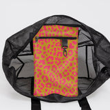 Meshie Jumbo Beach Bag BLACK - Thandana UK