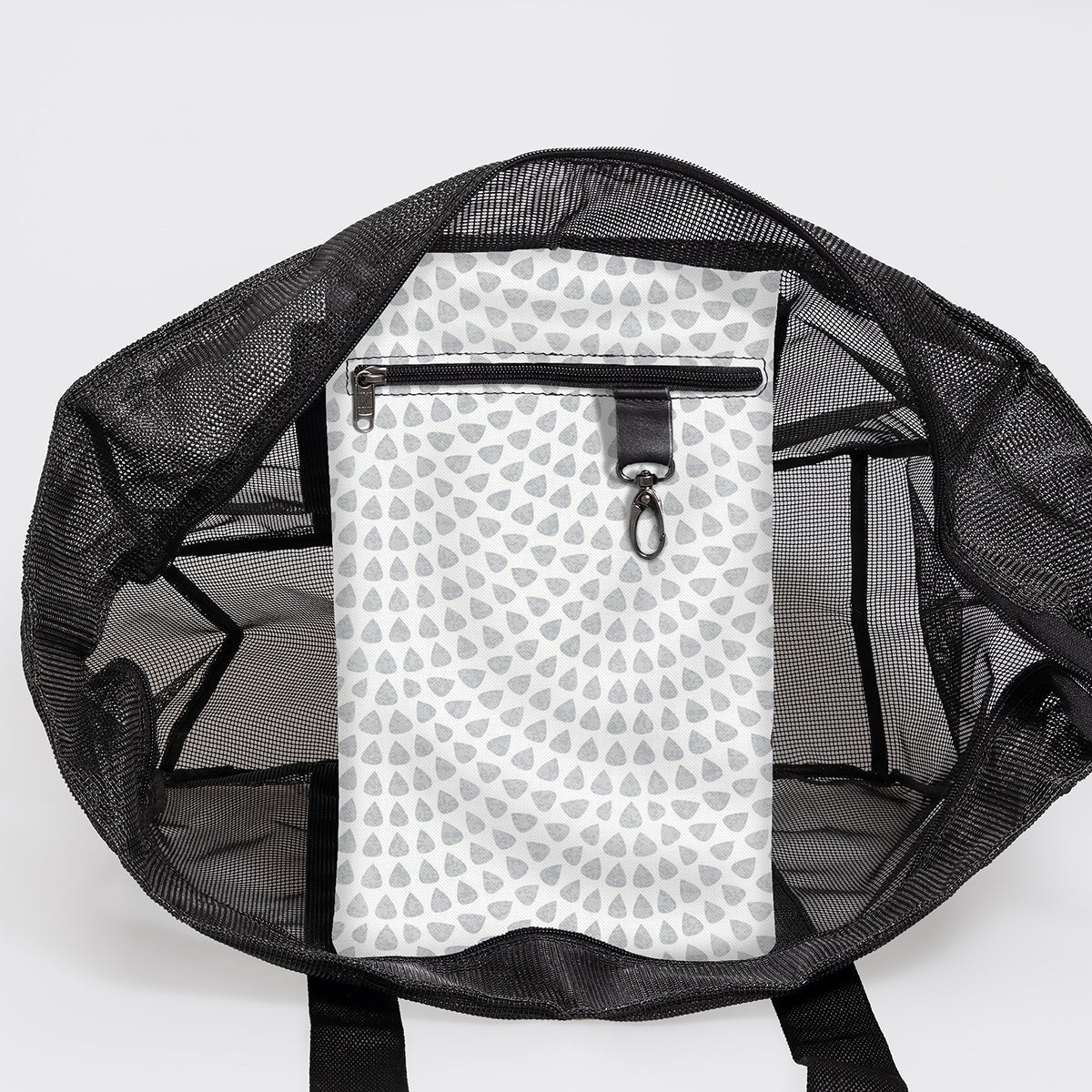 Meshie Jumbo Beach Bag BLACK - Thandana UK