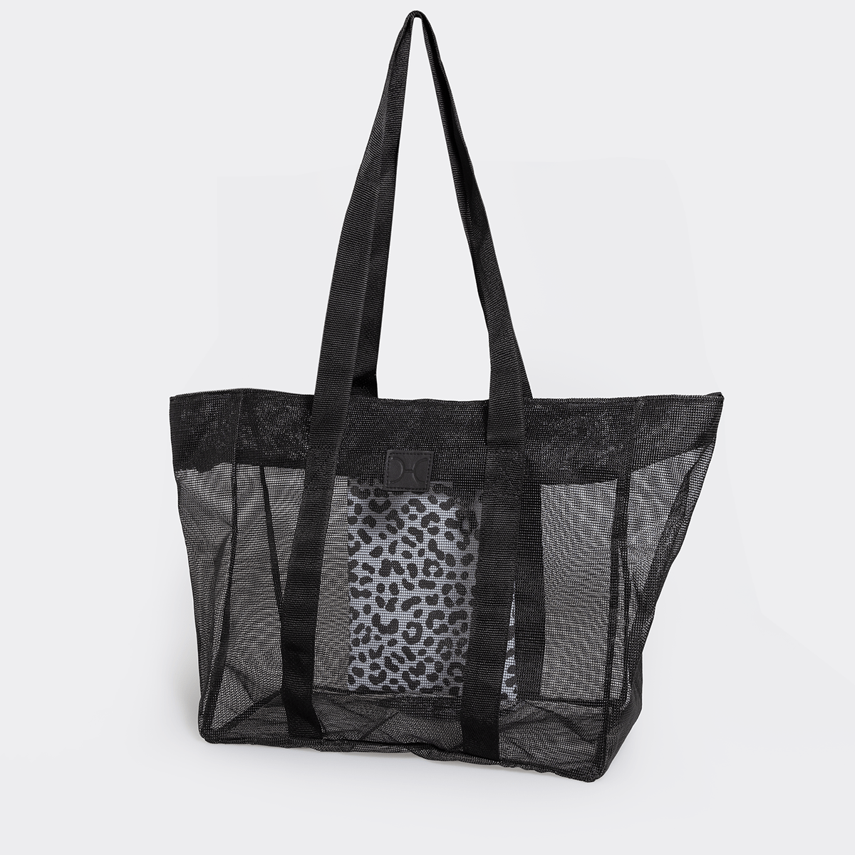 Meshie Jumbo Beach Bag BLACK - Thandana UK