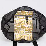 Meshie Jumbo Beach Bag BLACK - Thandana UK