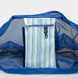Meshie Jumbo Beach Bag BLUE - Thandana UK