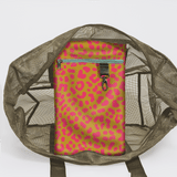 Meshie Jumbo Beach Bag OLIVE - Thandana UK