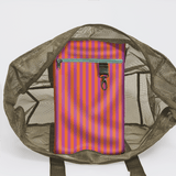 Meshie Jumbo Beach Bag OLIVE - Thandana UK