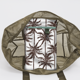 Meshie Jumbo Beach Bag OLIVE - Thandana UK