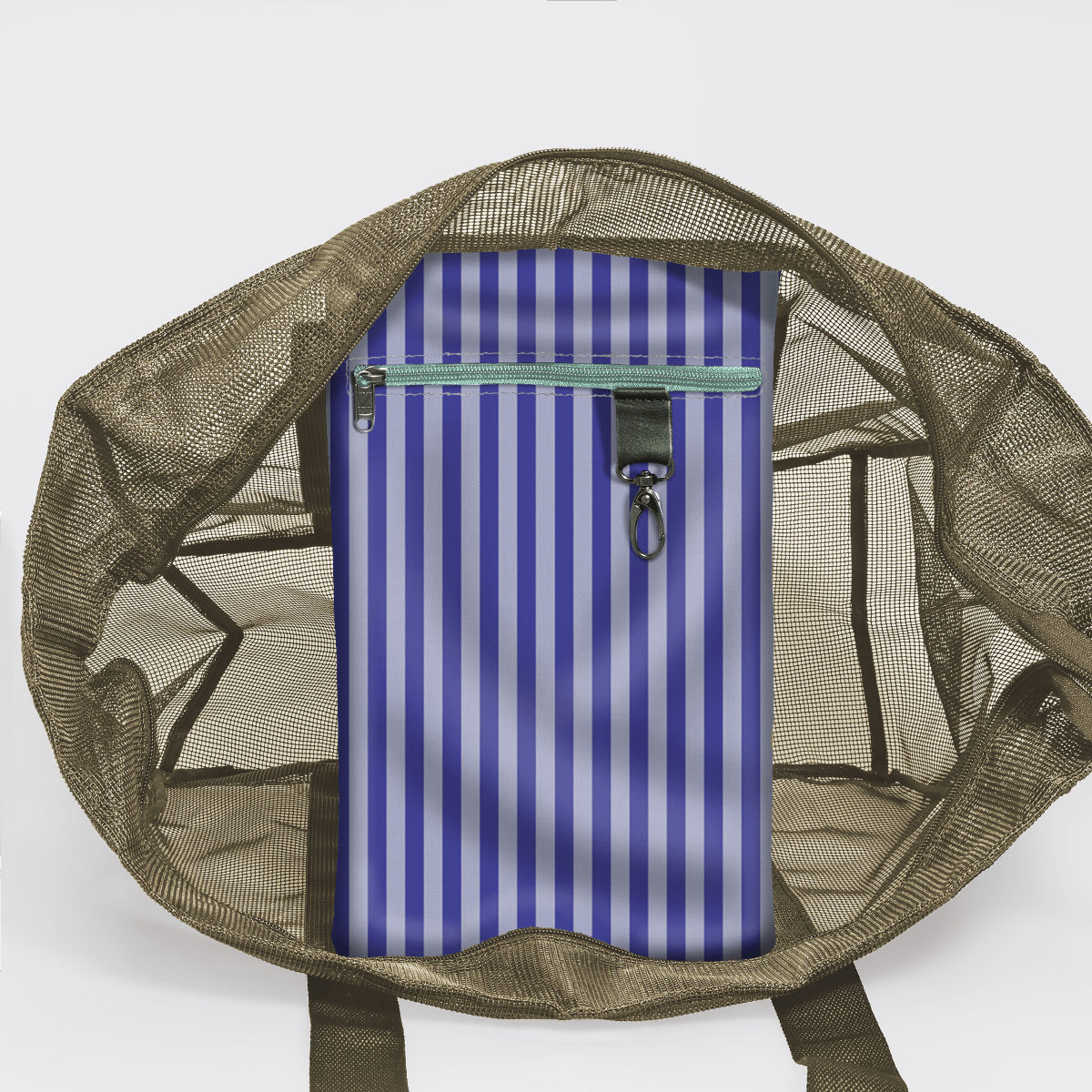 Meshie Jumbo Beach Bag OLIVE - Thandana UK