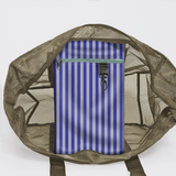 Meshie Jumbo Beach Bag OLIVE - Thandana UK