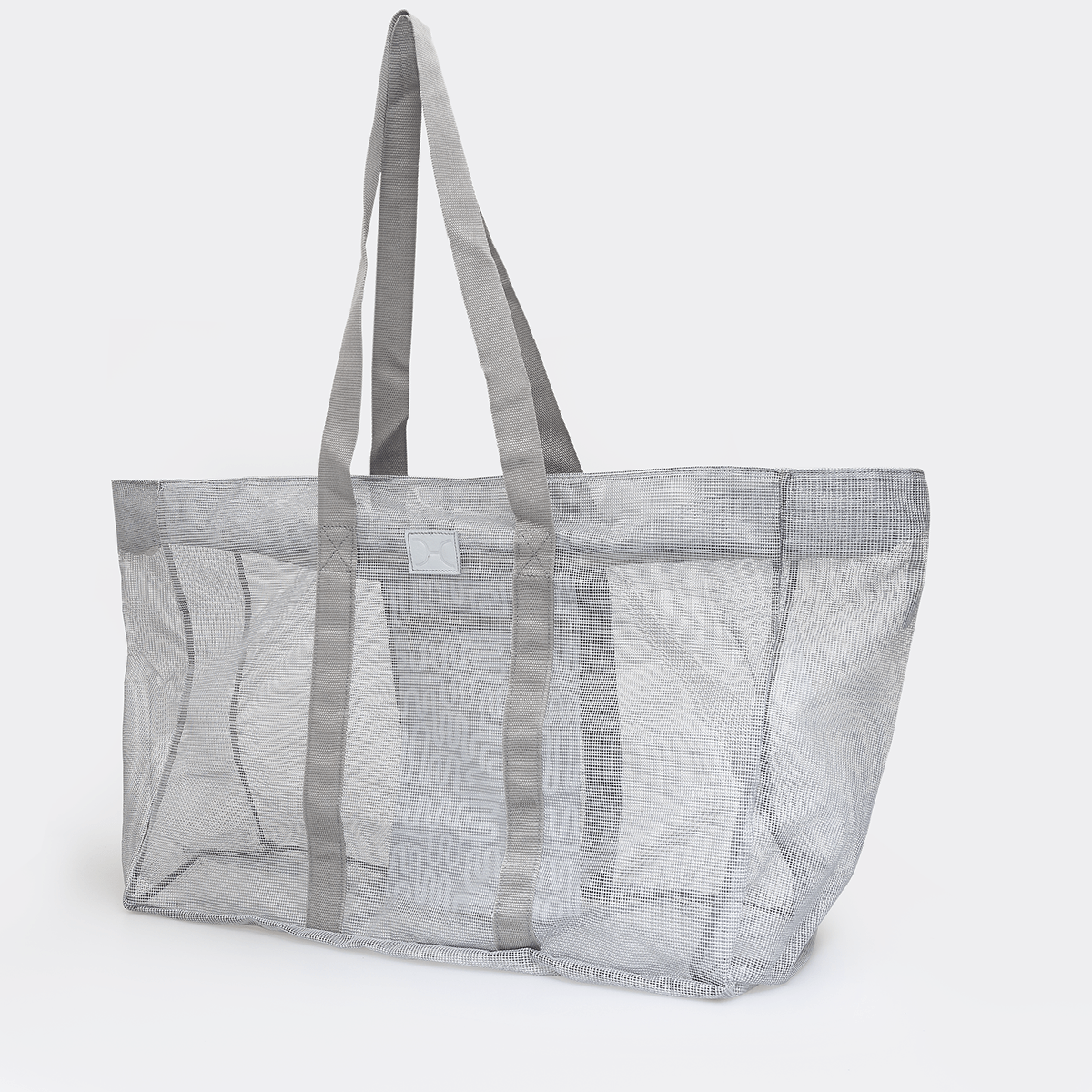 Meshie Jumbo Beach Bag SILVER - Thandana UK