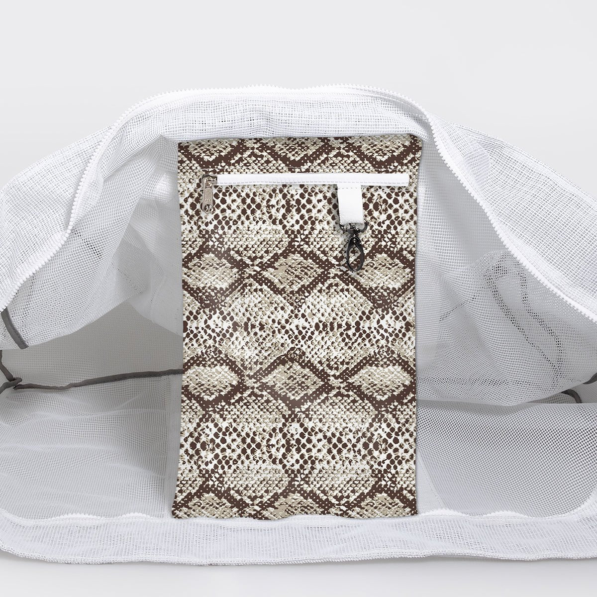 Meshie Jumbo Beach Bag WHITE - Thandana UK