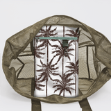 Meshie Large Beach Bag OLIVE - Thandana UK