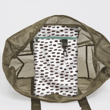 Meshie Large Beach Bag OLIVE - Thandana UK