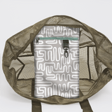 Meshie Large Beach Bag OLIVE - Thandana UK