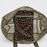 Meshie Large Beach Bag OLIVE - Thandana UK