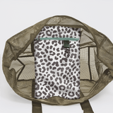 Meshie Large Beach Bag OLIVE - Thandana UK