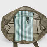 Meshie Large Beach Bag OLIVE - Thandana UK