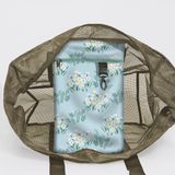Meshie Large Beach Bag OLIVE - Thandana UK