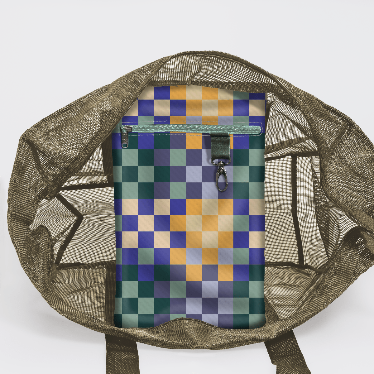 Meshie Large Beach Bag OLIVE - Thandana UK