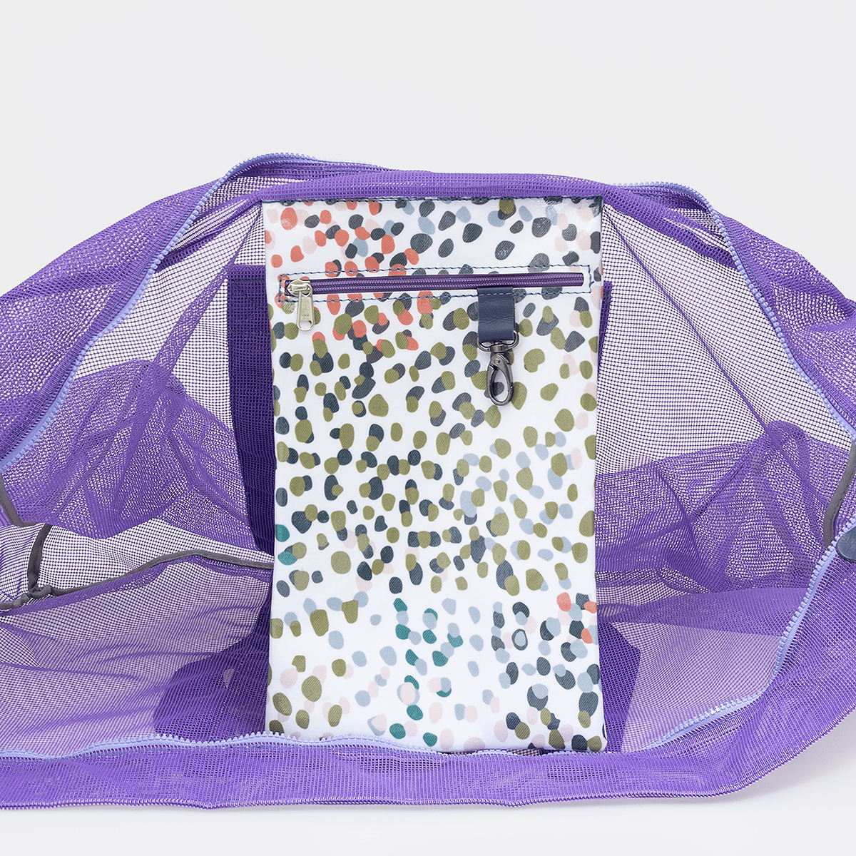 Meshie Large Beach Bag PURPLE - Thandana UK
