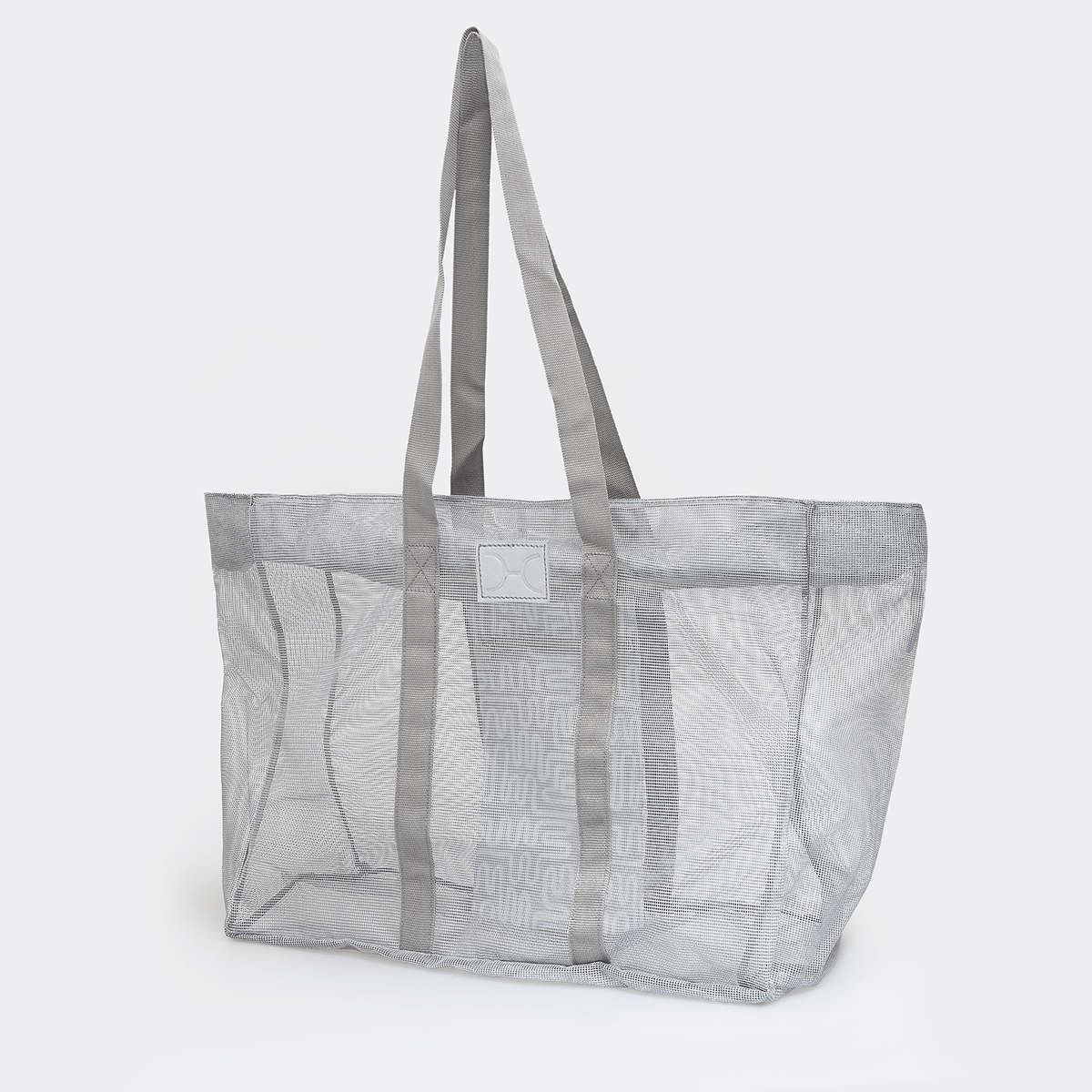 Meshie Large Beach Bag SILVER - Thandana UK
