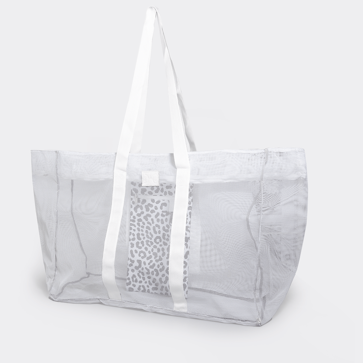 Meshie Large Beach Bag WHITE - Thandana UK