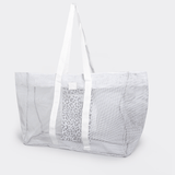 Meshie Large Beach Bag WHITE - Thandana UK