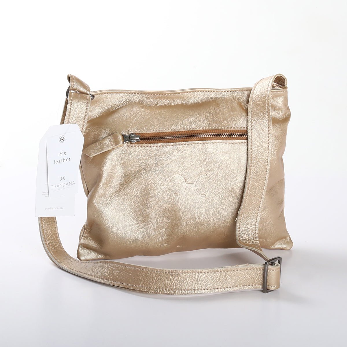 Mini Messenger Handbag Leather - Thandana UK