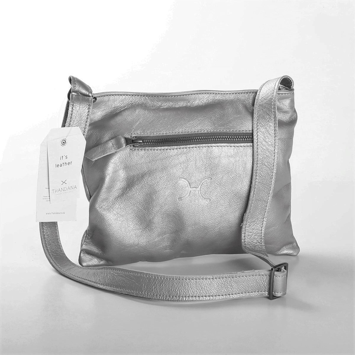 Mini Messenger Handbag Leather - Thandana UK