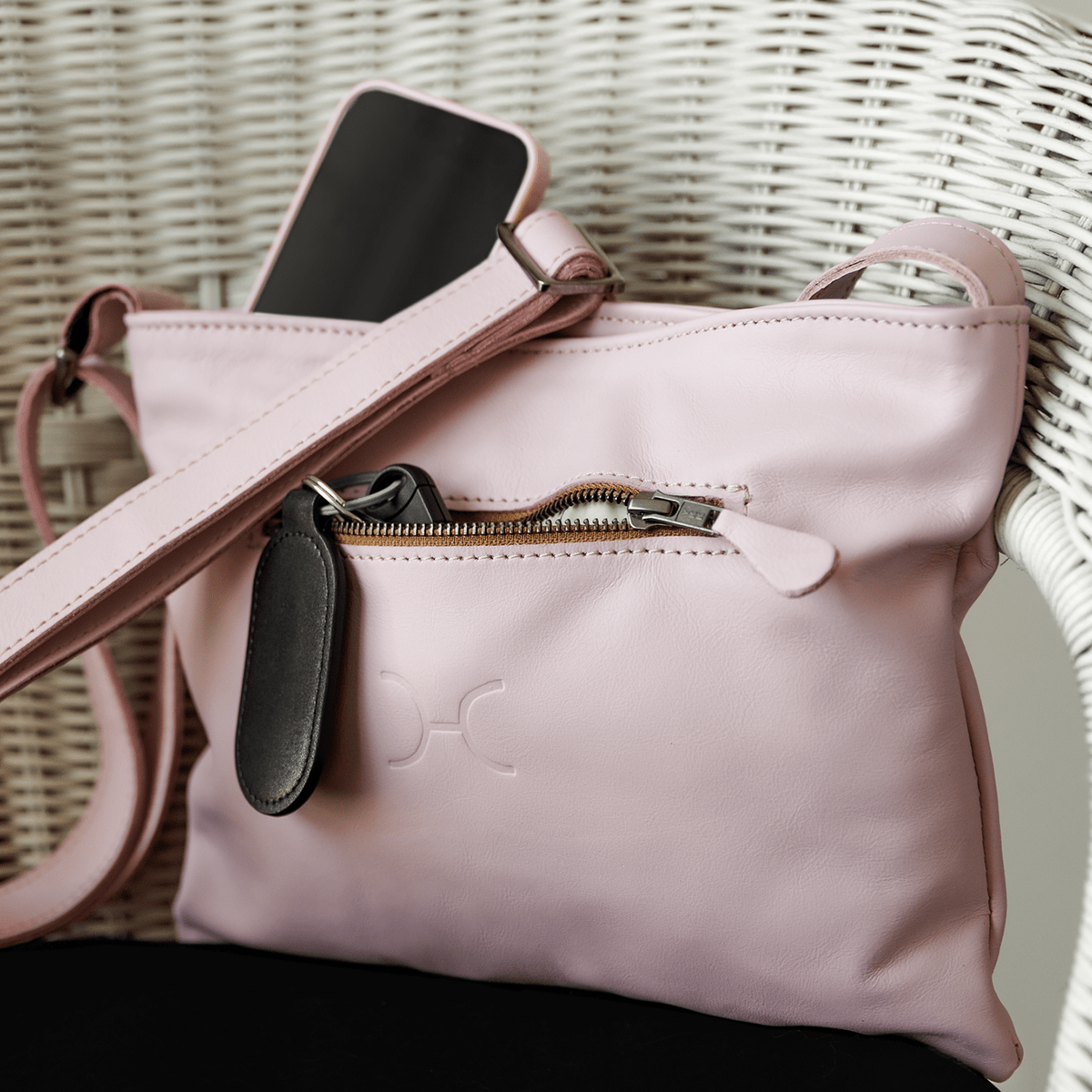 Mini Messenger Handbag Leather - Thandana UK