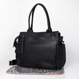 Noa Nappy Bag Leather - Thandana UK