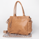 Noa Nappy Bag Leather - Thandana UK